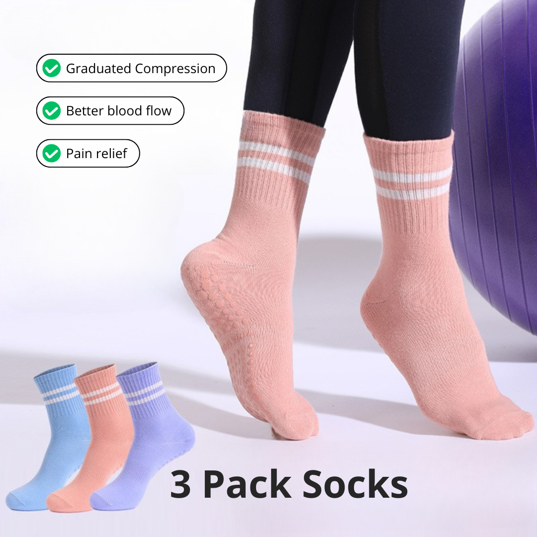 3D Compression color socks | 3-Pack Socks