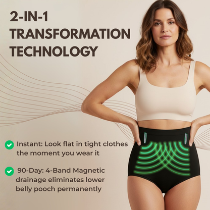 LACULOTTE™ || All-Day High-Waisted 4-Band Magnetic Drainage Panty